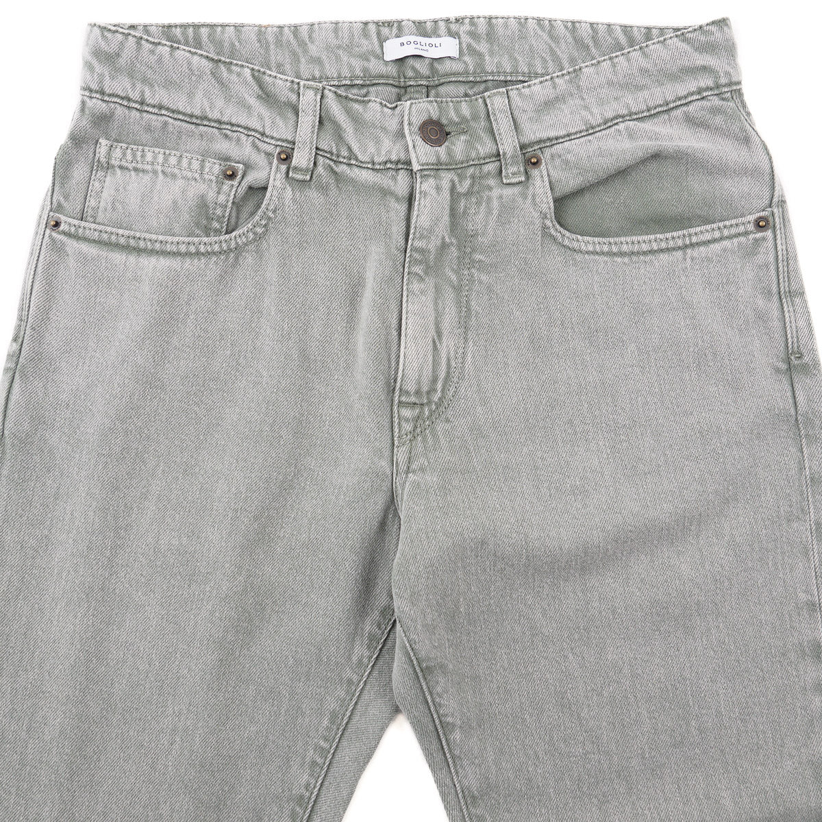 Boglioli Garment-Dyed Soft Denim Jeans