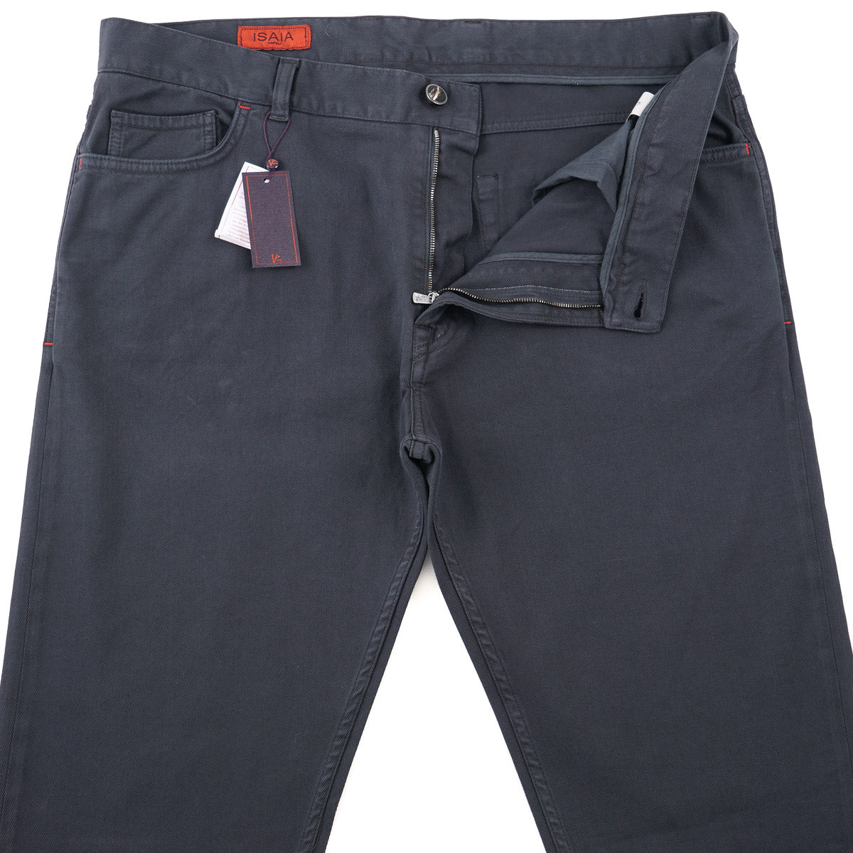 Isaia Slim Straight Twill Jeans - Top Shelf Apparel