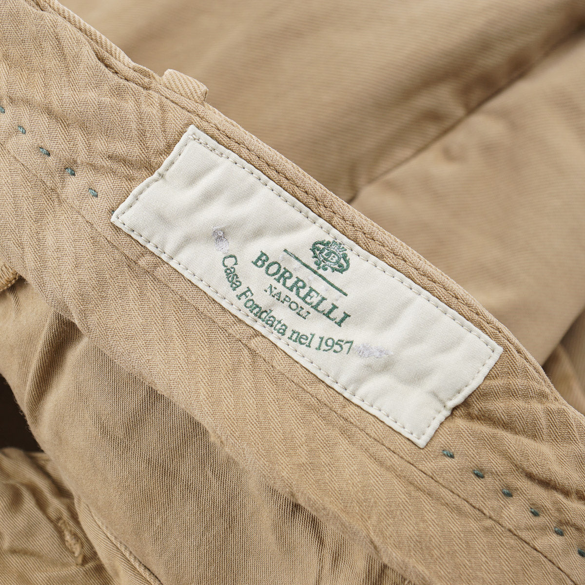 Luigi Borrelli Slim-Fit Cotton Pants