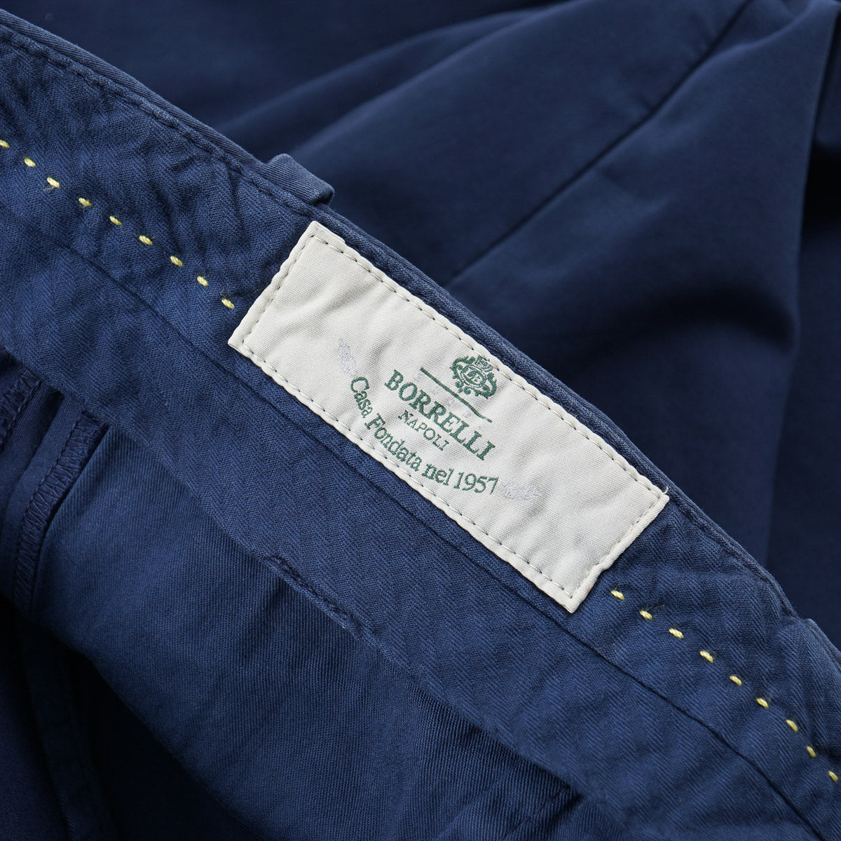 Luigi Borrelli Slim-Fit Cotton Pants