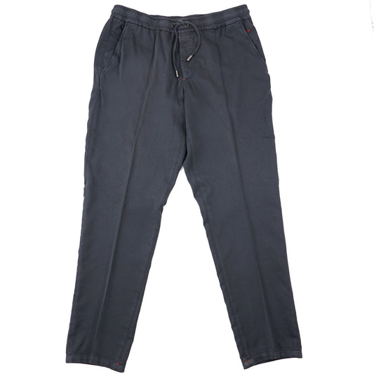 Isaia Cotton-Cashmere Drawstring Pants - Top Shelf Apparel