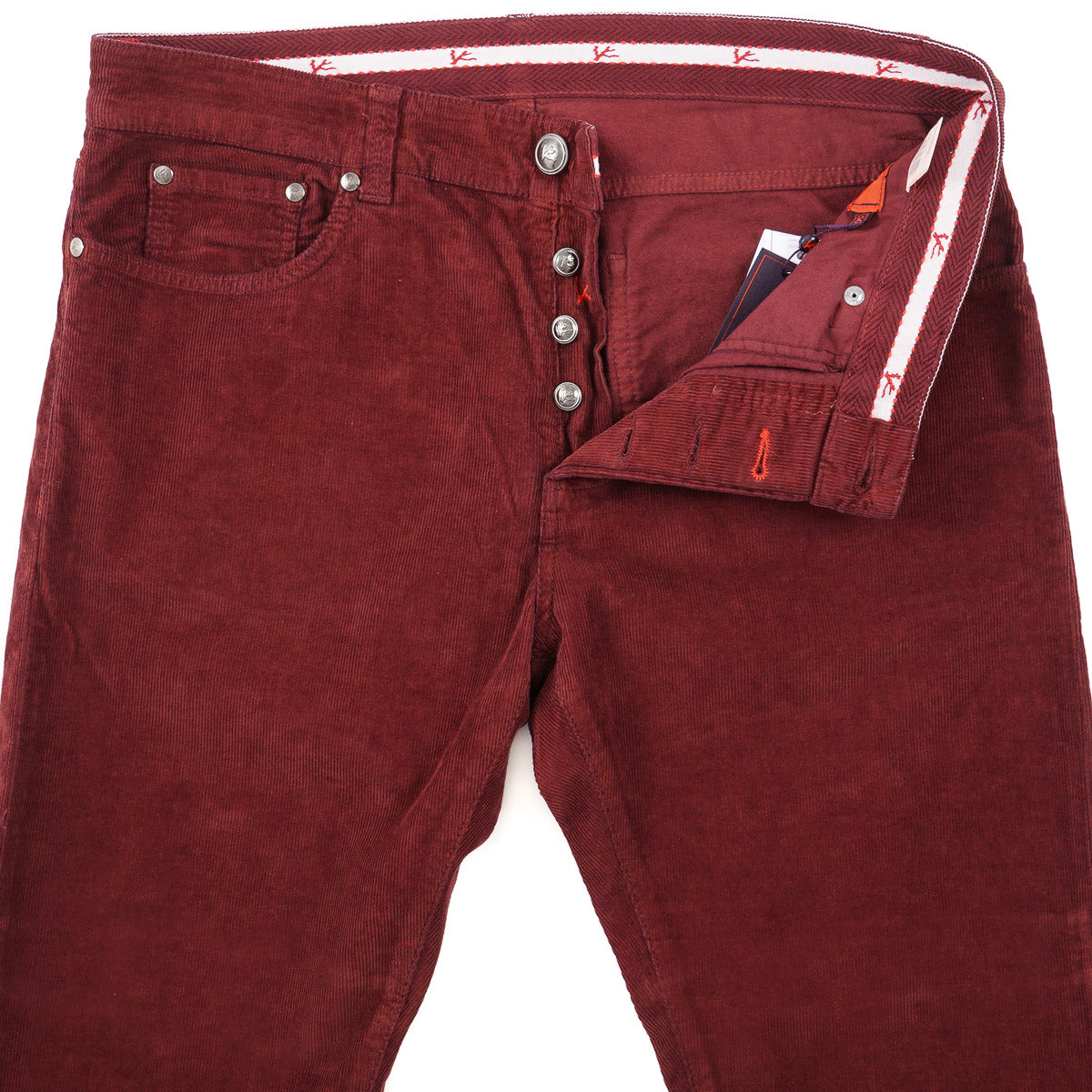 Isaia Five-Pocket Corduroy Pants - Top Shelf Apparel