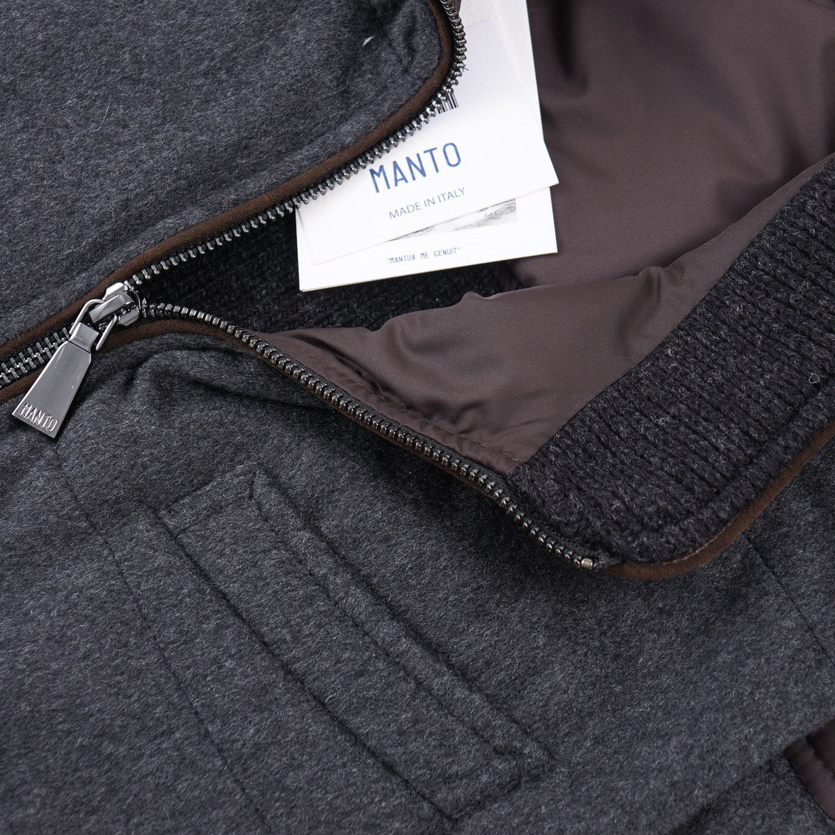 Manto Quilted Flannel Cashmere Vest