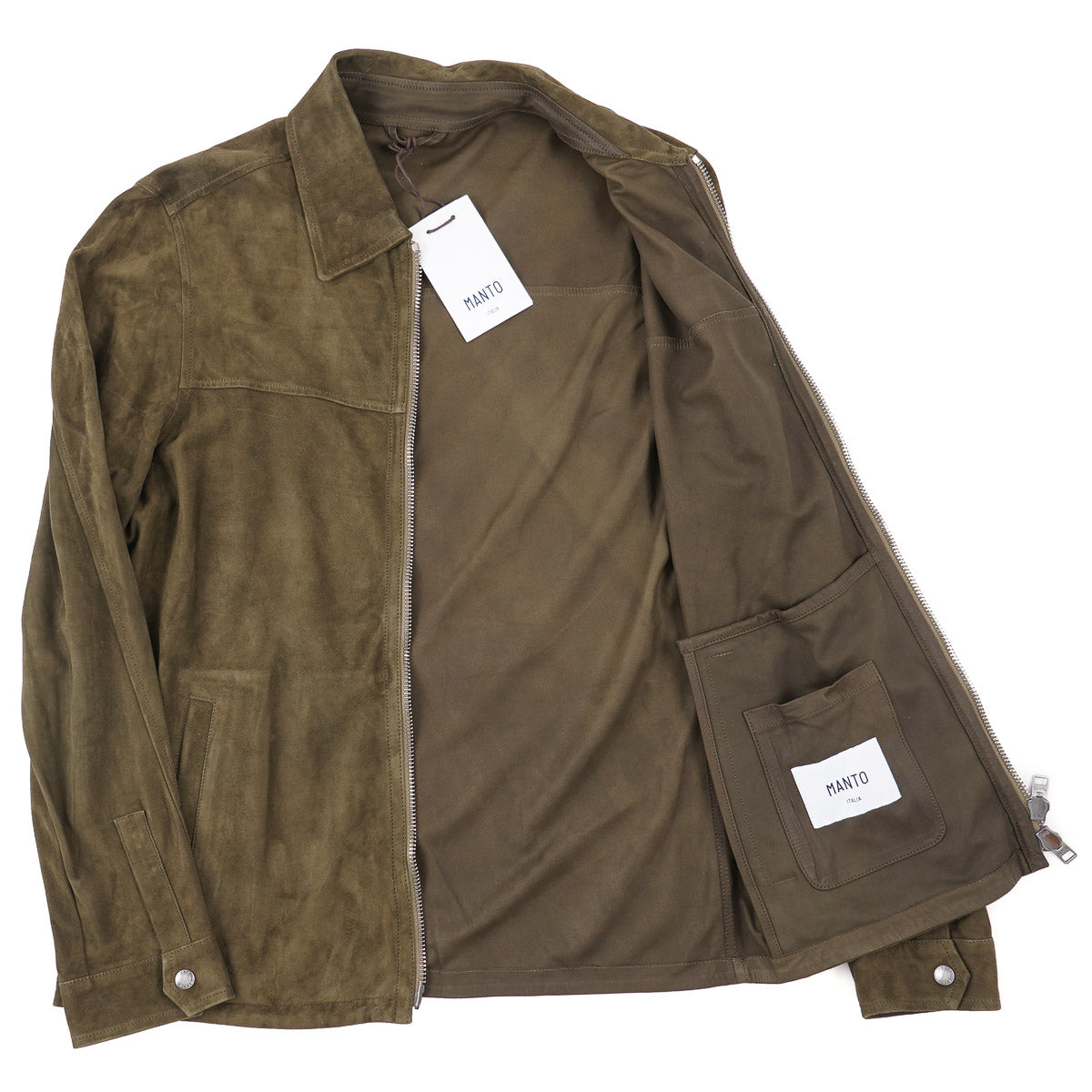 Manto Soft Lambskin Suede Jacket - Top Shelf Apparel