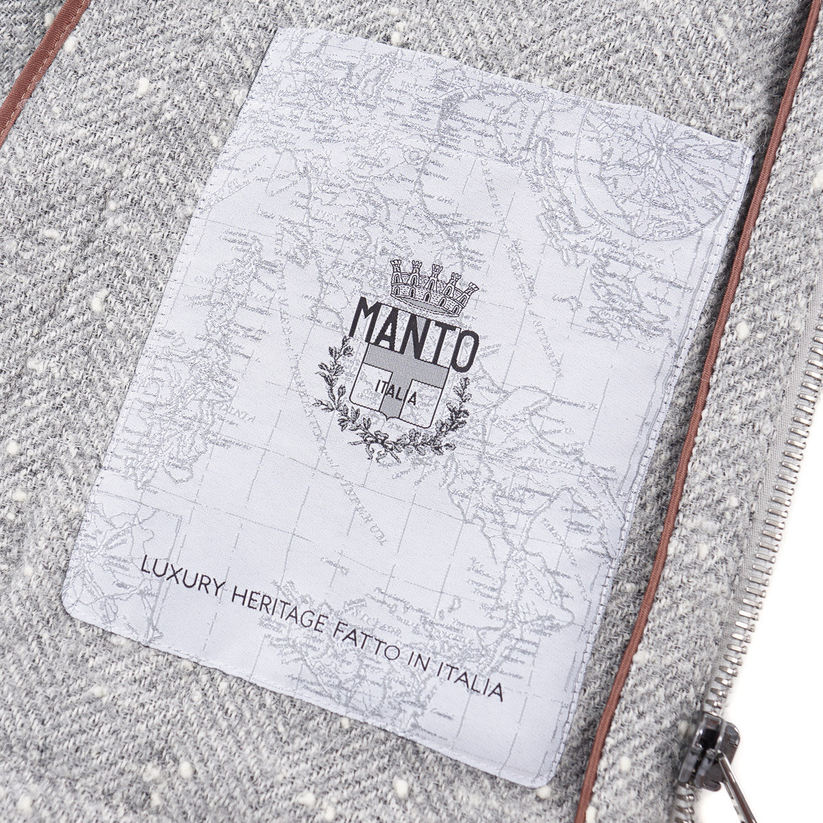 Manto 'Brenta' Tweed Cashmere Jacket - Top Shelf Apparel