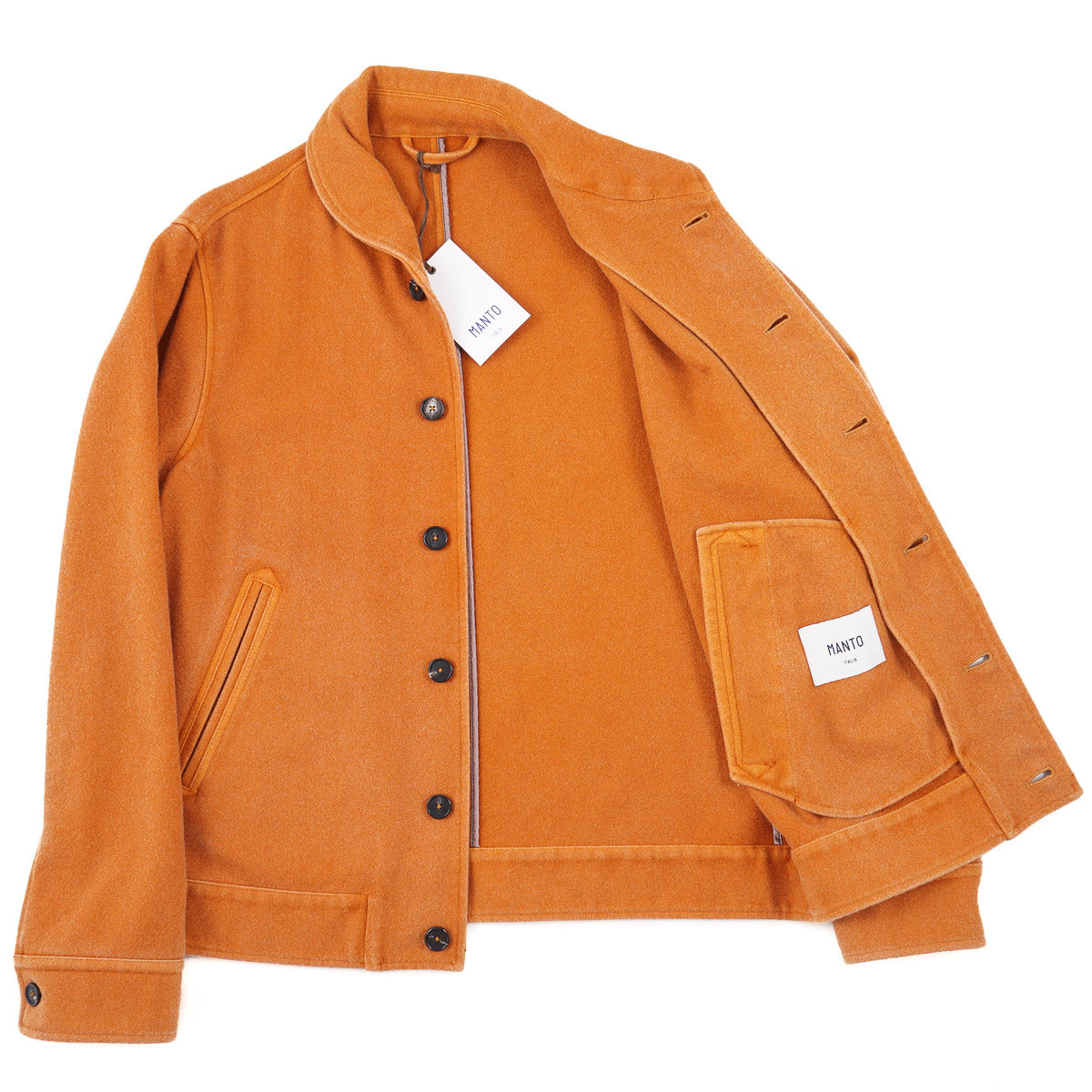 Manto Garment-Washed Cashmere Jacket - Top Shelf Apparel