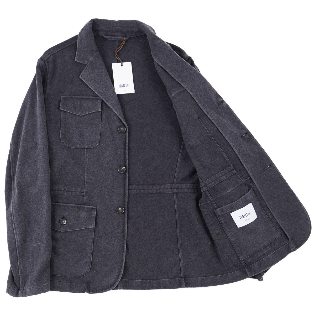 Manto Garment-Dyed Cashmere Field Blazer - Top Shelf Apparel