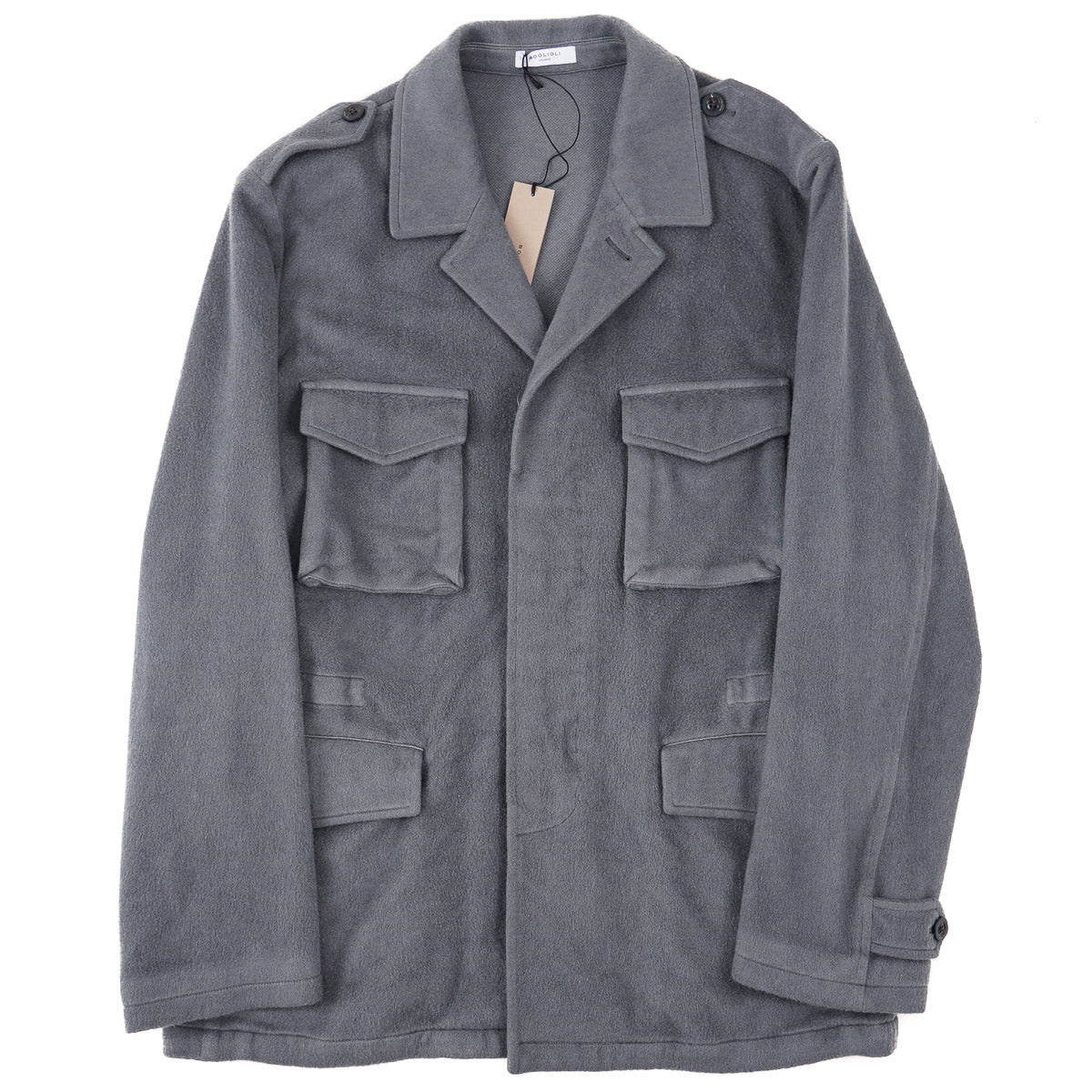 Boglioli Soft Flannel Cashmere Field Jacket - Top Shelf Apparel