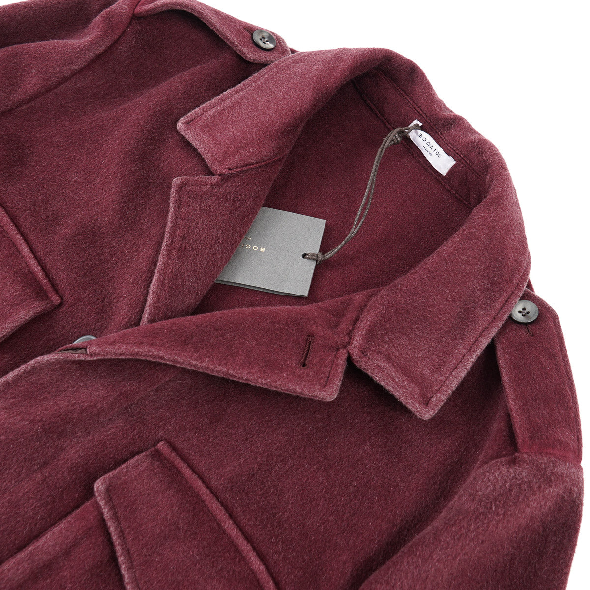 Boglioli Soft Flannel Cashmere Field Jacket - Top Shelf Apparel