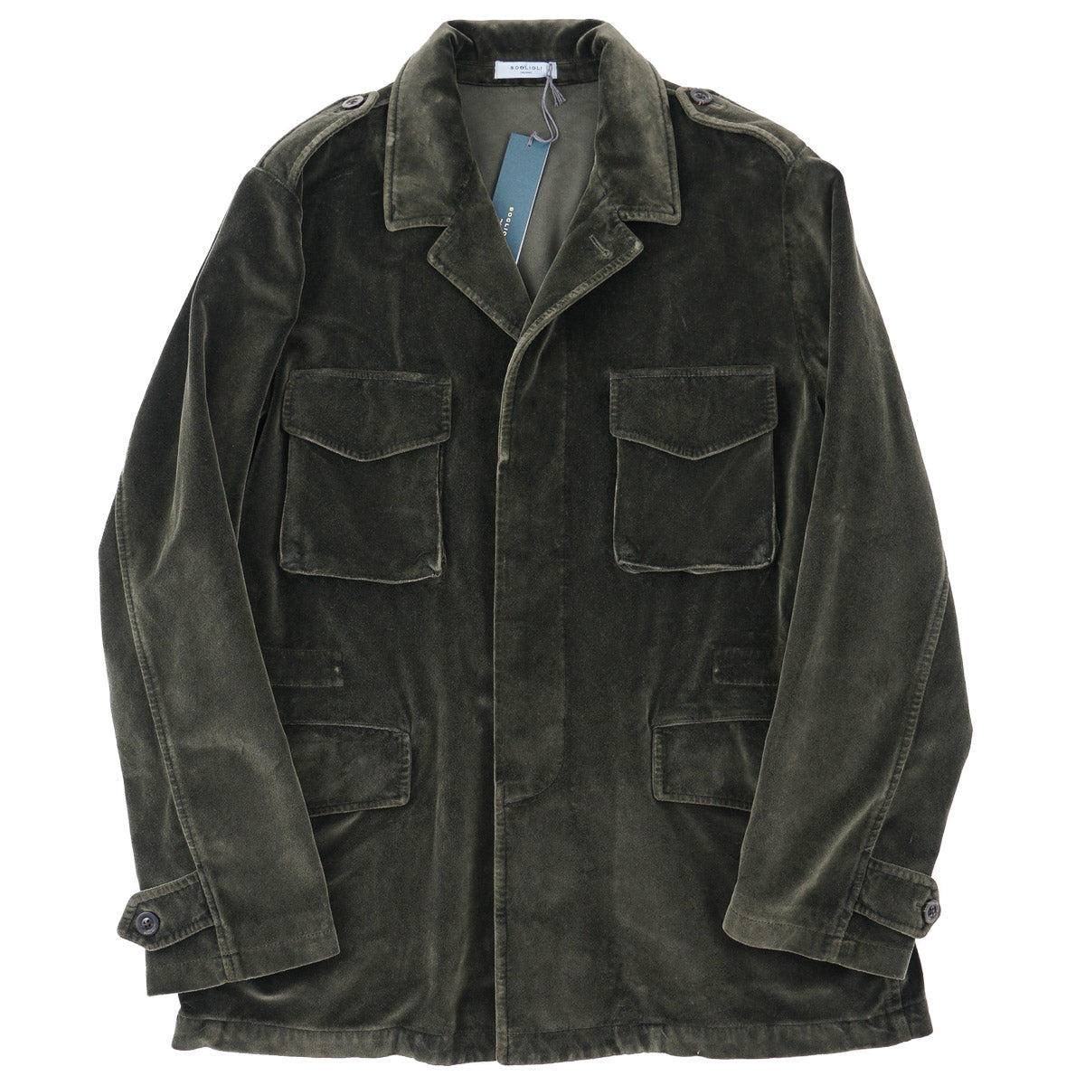 Boglioli Velvet Cotton Field Jacket - Top Shelf Apparel