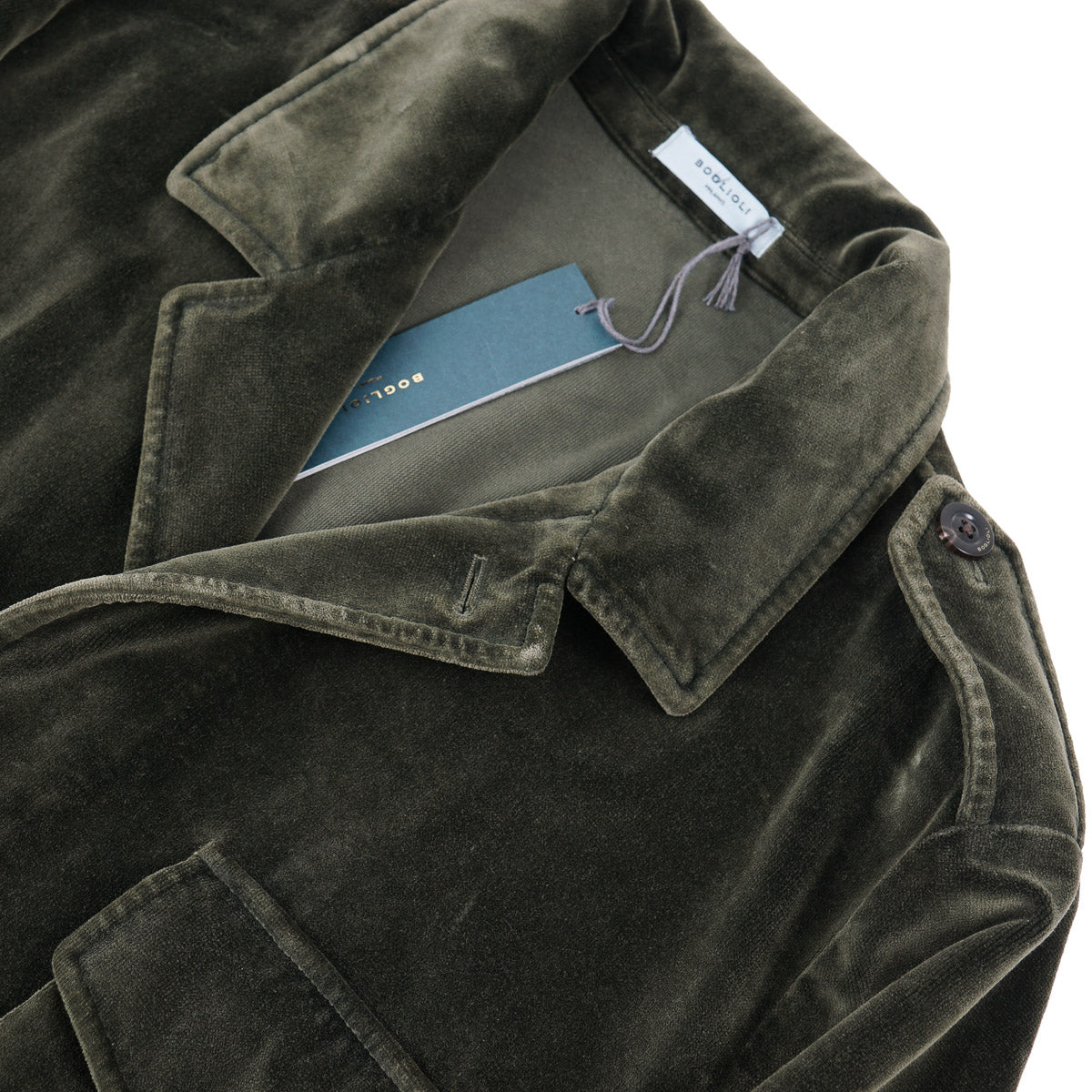 Boglioli Velvet Cotton Field Jacket - Top Shelf Apparel