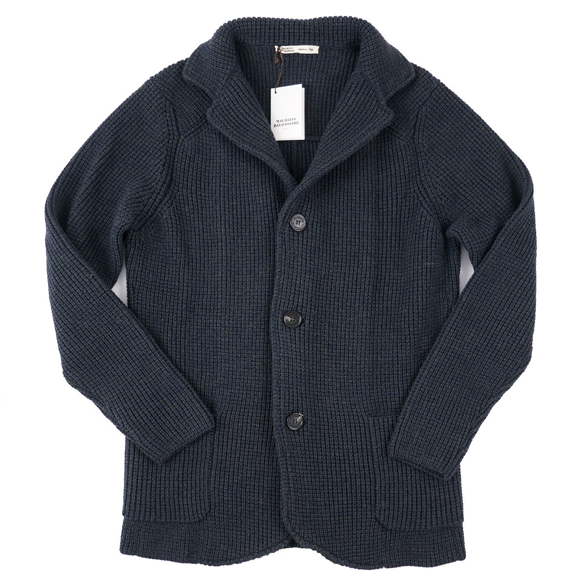 Maurizio Baldassari Knit Wool Sweater-Blazer - Top Shelf Apparel