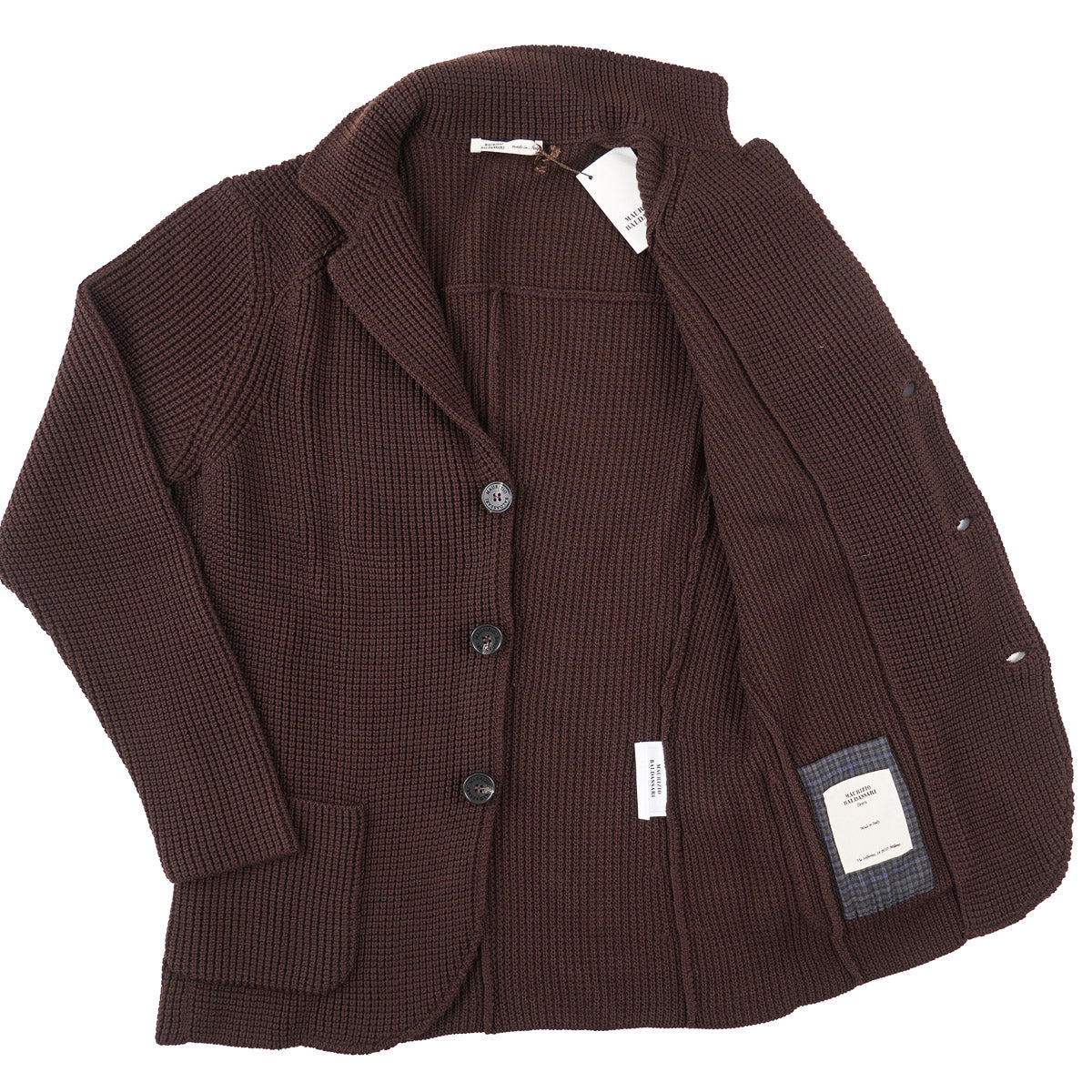 Maurizio Baldassari Knit Wool Sweater-Blazer - Top Shelf Apparel