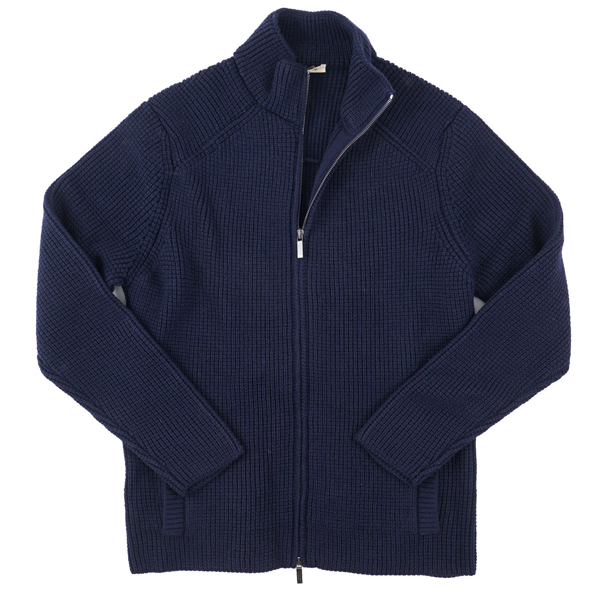 Maurizio Baldassari Knit Wool Full-Zip Sweater - Top Shelf Apparel