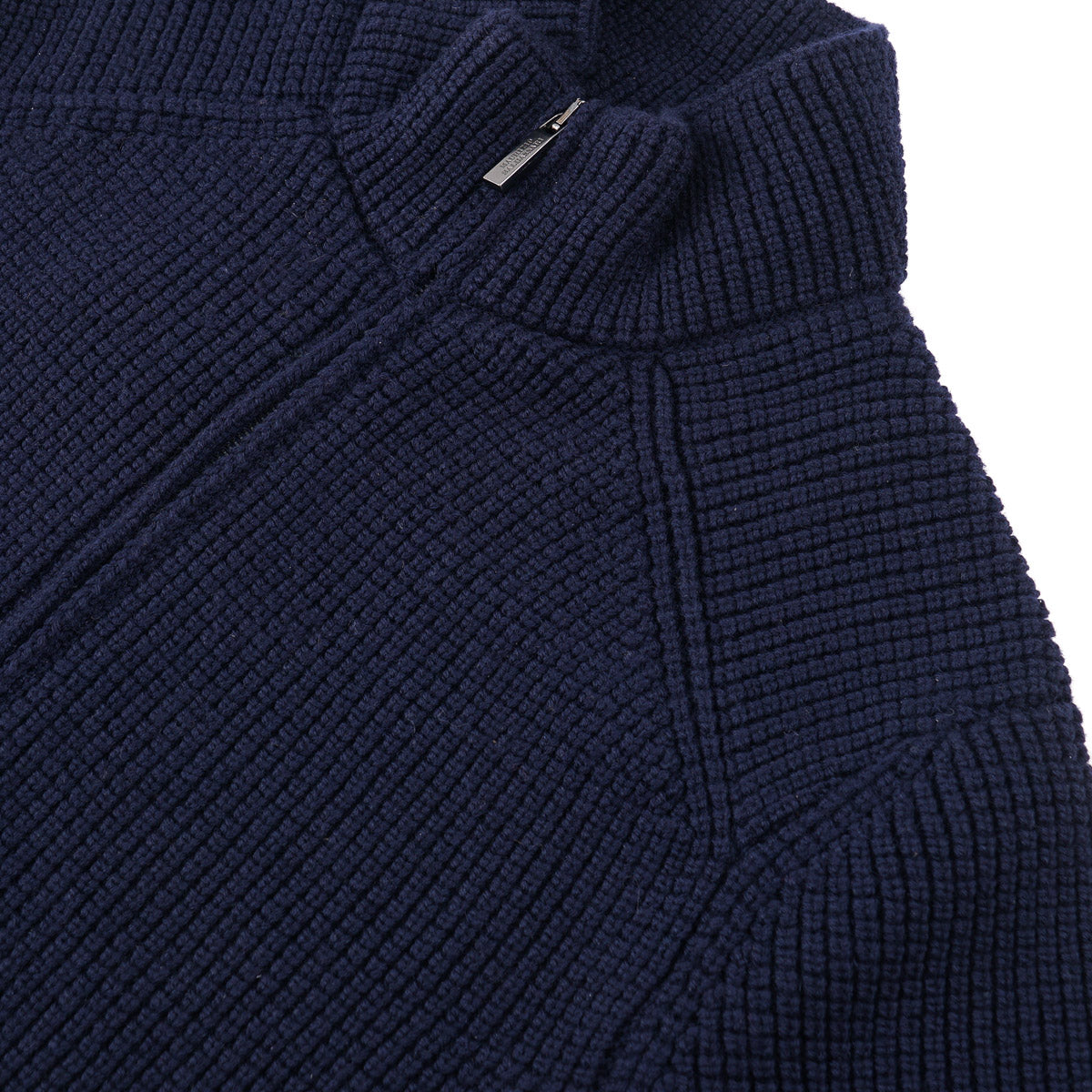 Maurizio Baldassari Knit Wool Full-Zip Sweater - Top Shelf Apparel