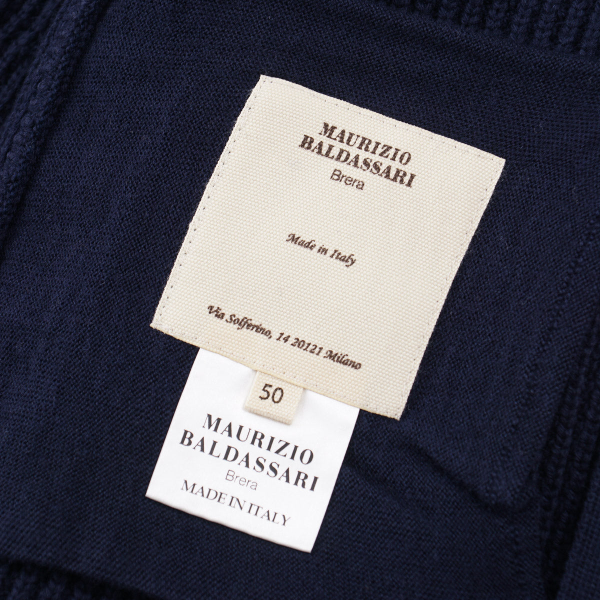 Maurizio Baldassari Knit Wool Full-Zip Sweater - Top Shelf Apparel