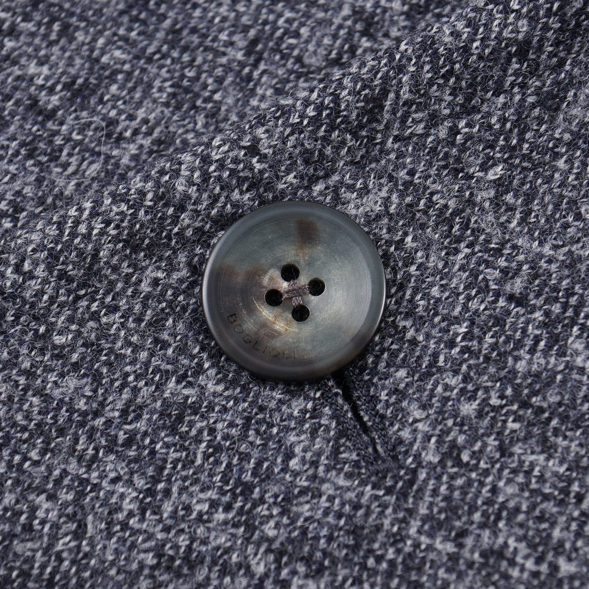 Boglioli Soft Mélange Wool Overcoat