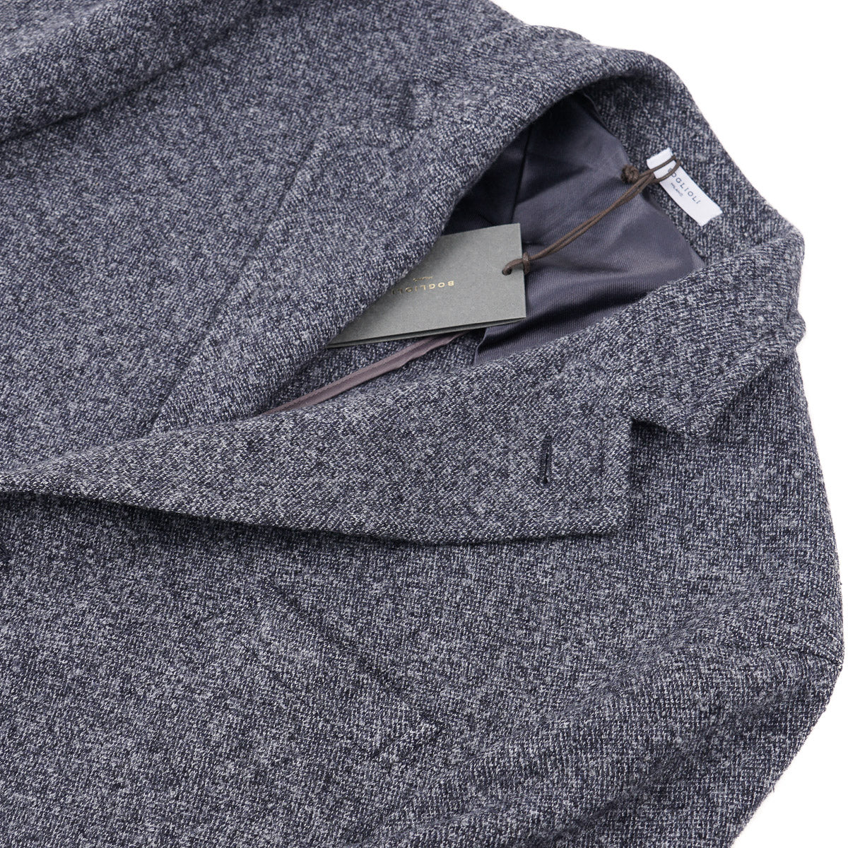 Boglioli Soft Mélange Wool Overcoat