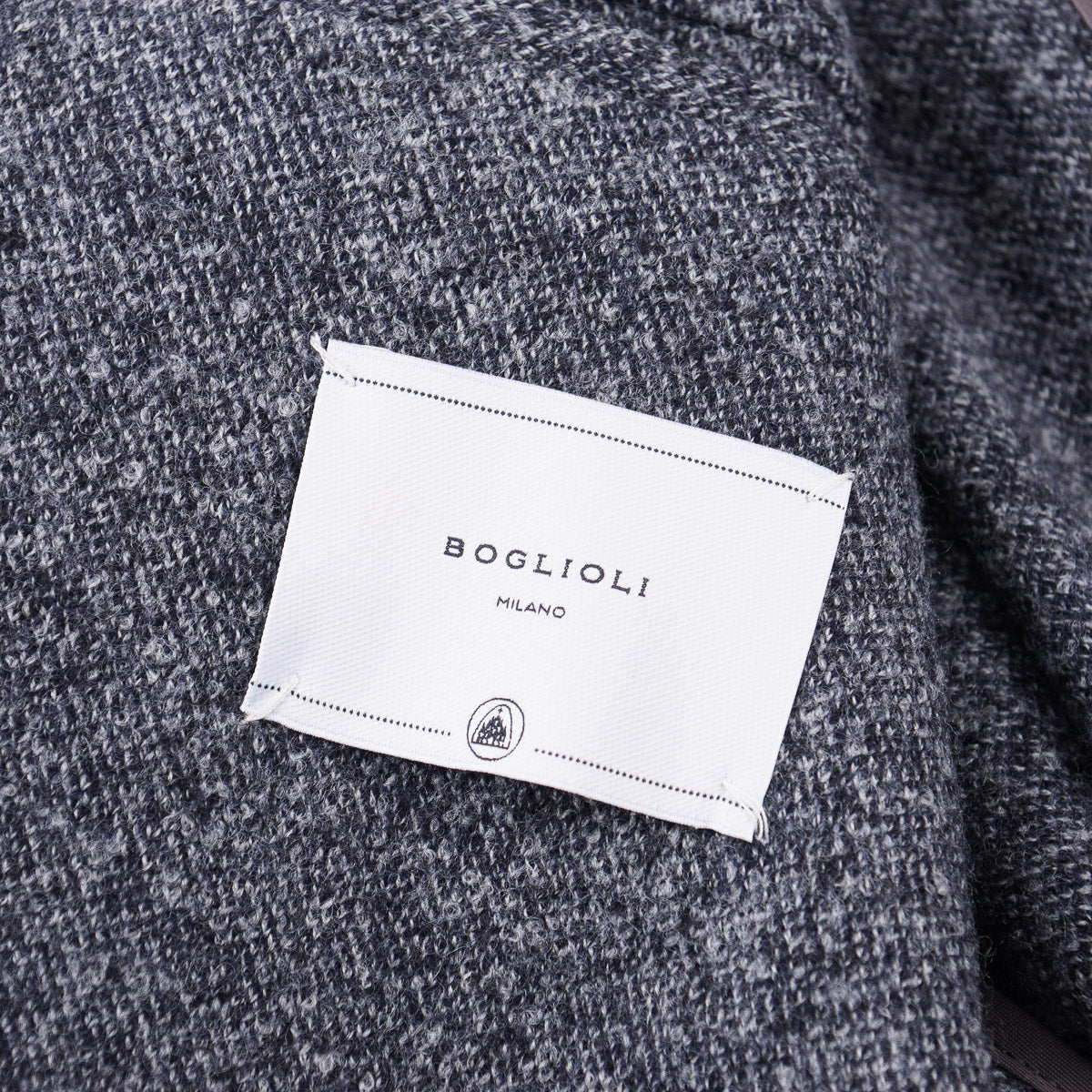 Boglioli Soft Mélange Wool Overcoat