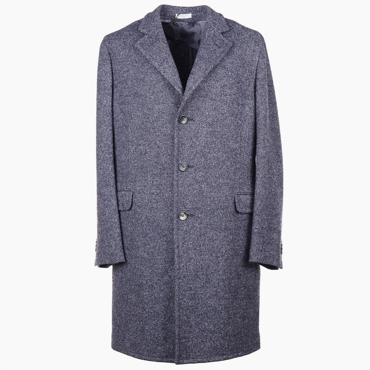 Boglioli Soft Mélange Wool Overcoat