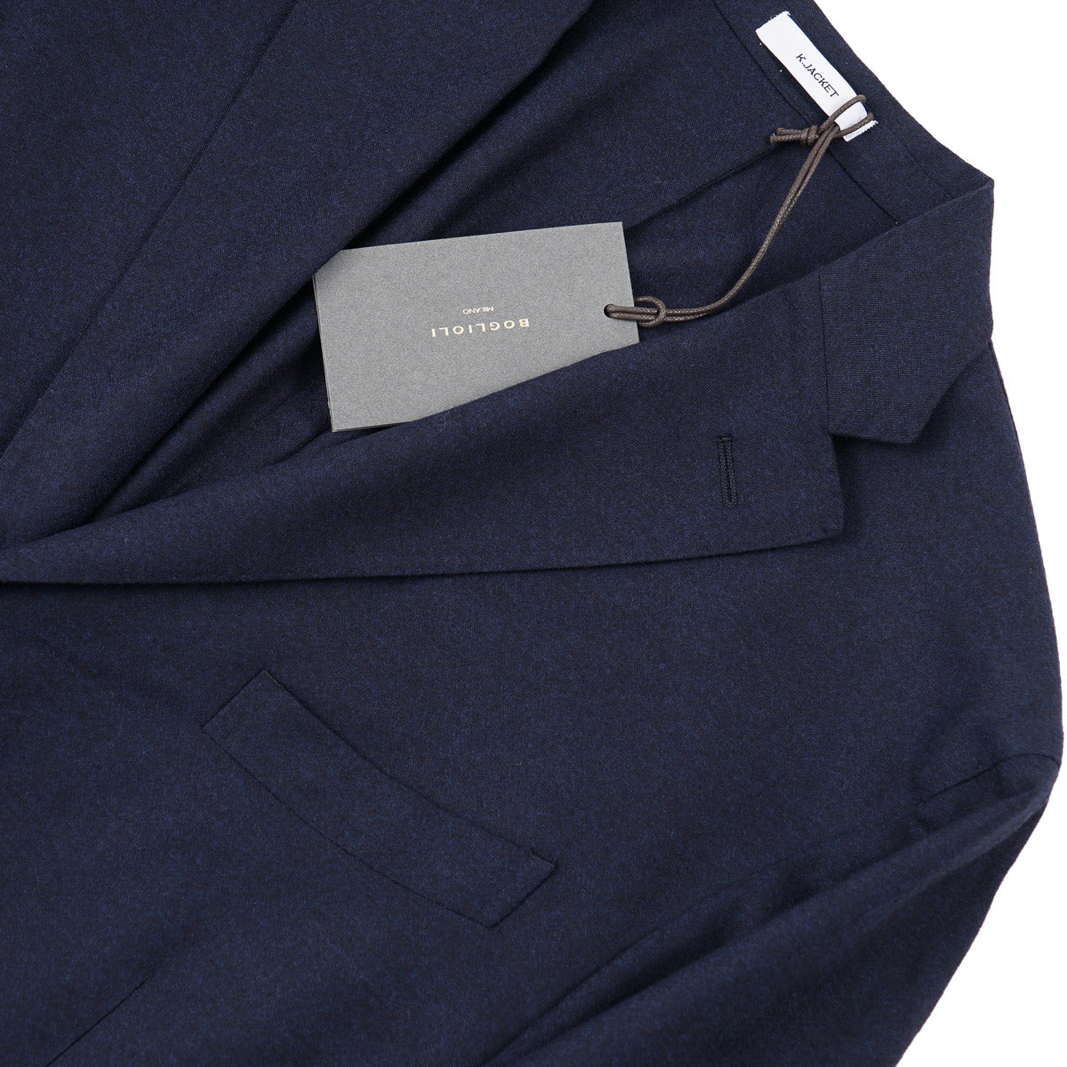 Boglioli Mélange Flannel Wool 'K Jacket'