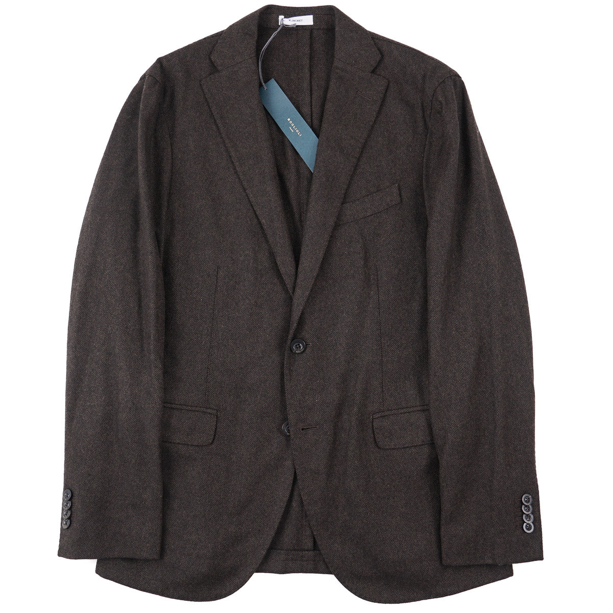 Boglioli Herringbone Wool 'K Jacket'