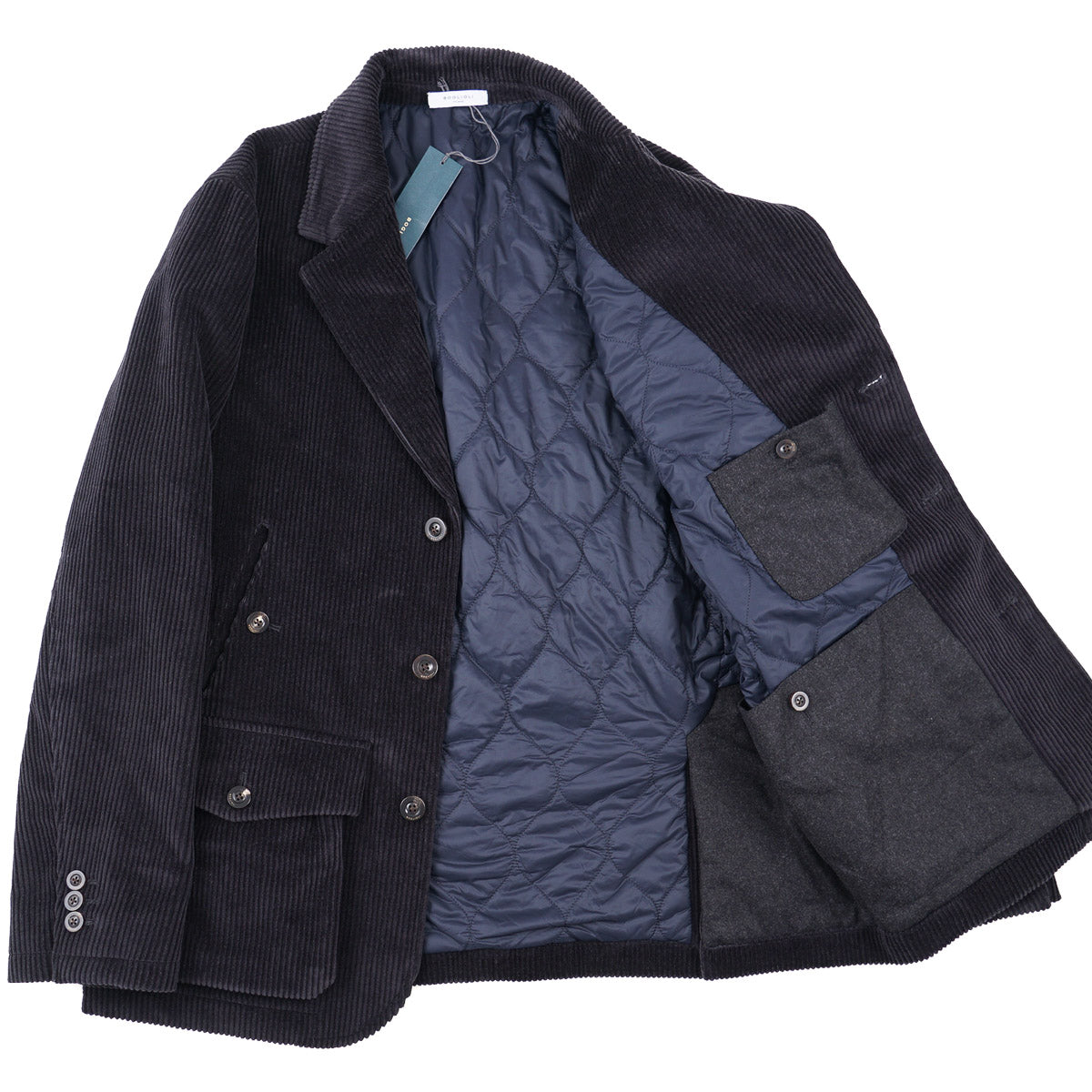 Boglioli Padded Insulated Corduroy Field Blazer