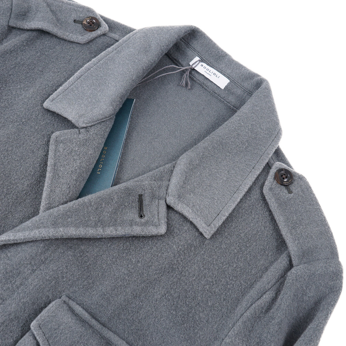 Boglioli Soft Flannel Cashmere Field Jacket