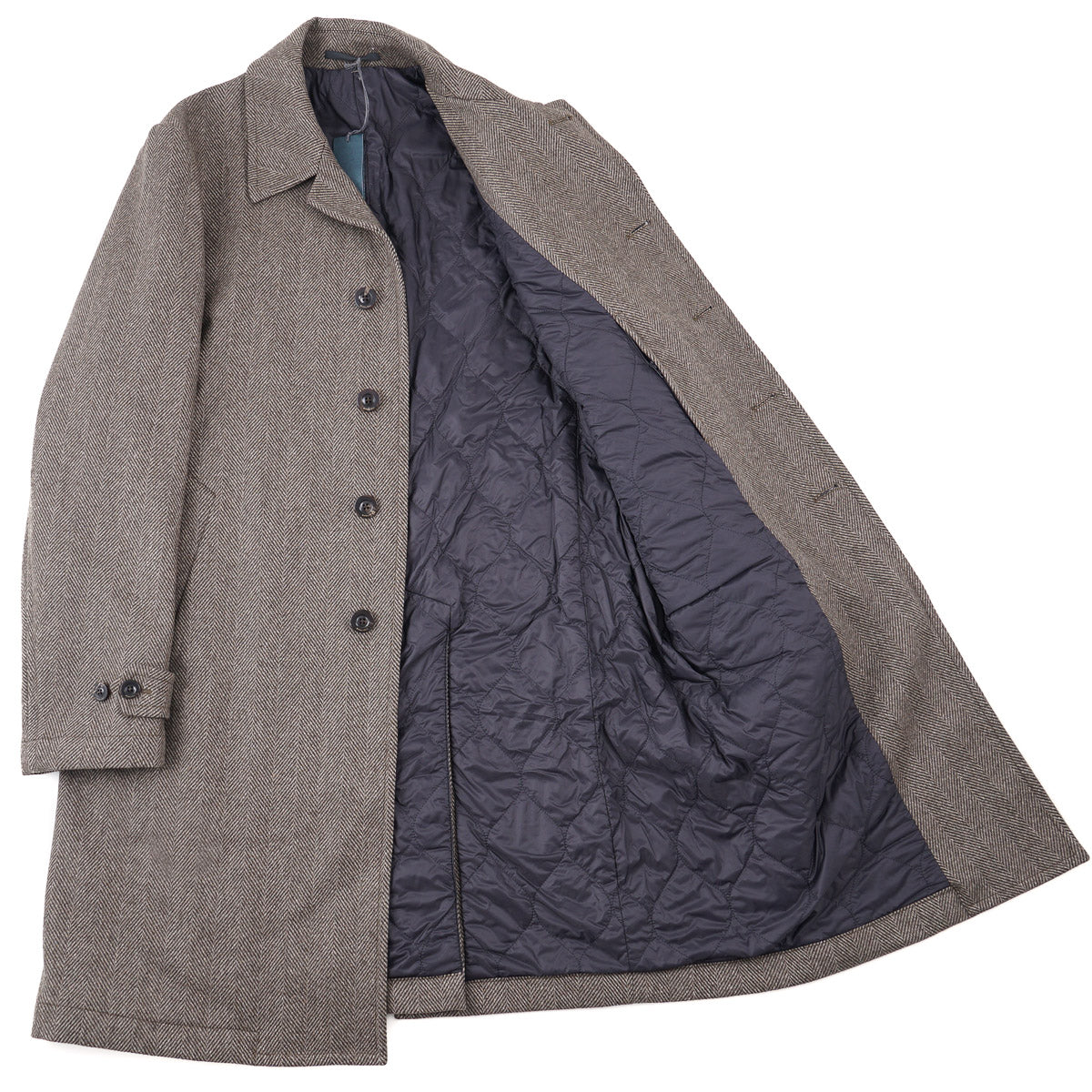Boglioli Wool Overcoat with Insulated Lining - Top Shelf Apparel