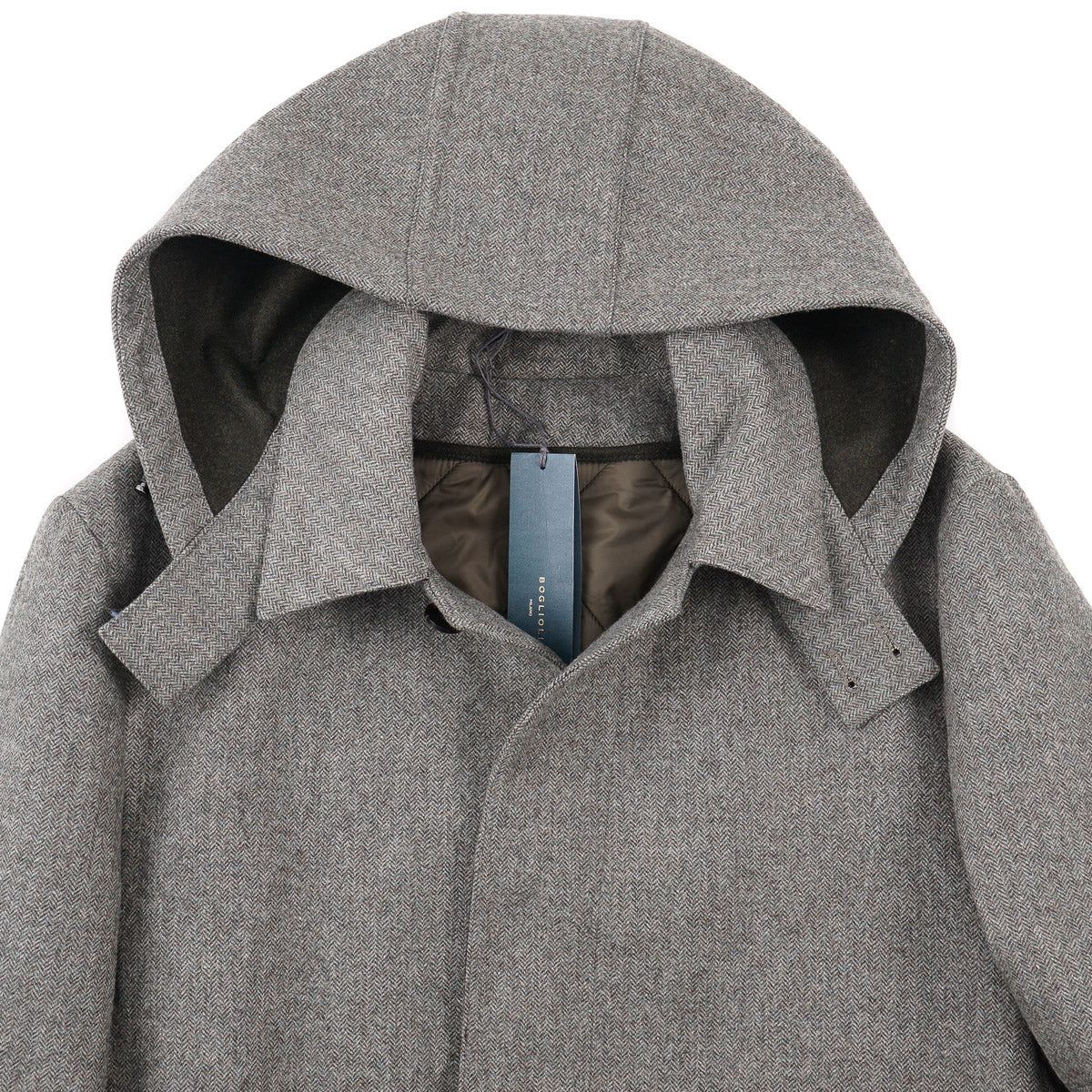Boglioli Wool Overcoat with Detachable Lining - Top Shelf Apparel