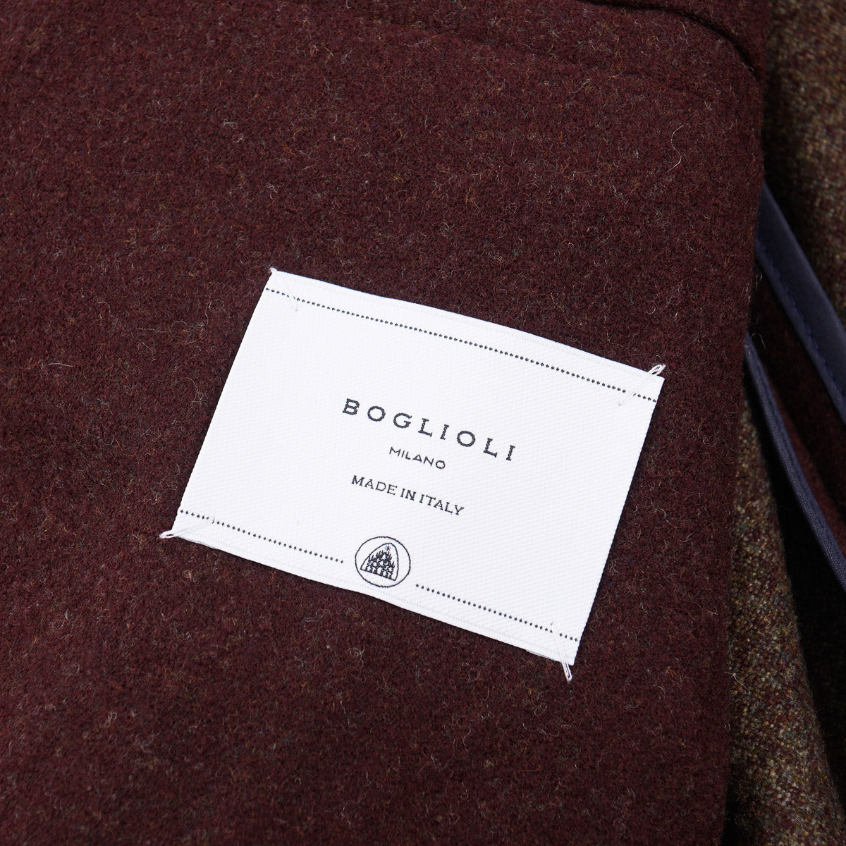 Boglioli Burgundy Flannel Wool Overcoat - Top Shelf Apparel