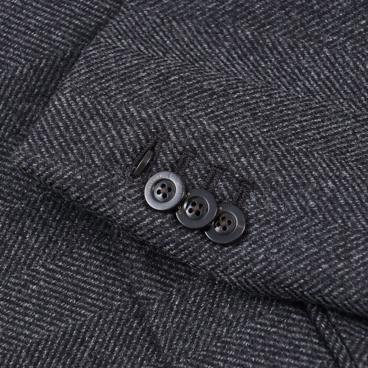 Boglioli Herringbone Wool Overcoat - Top Shelf Apparel