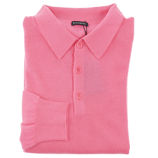 Manrico Classic-Fit Cashmere Polo Sweater - Top Shelf Apparel