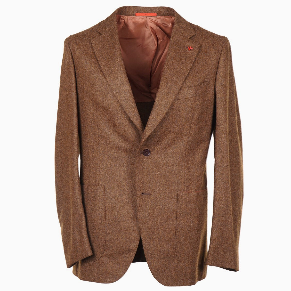 Isaia Mélange Flannel Wool Sport Coat - Top Shelf Apparel