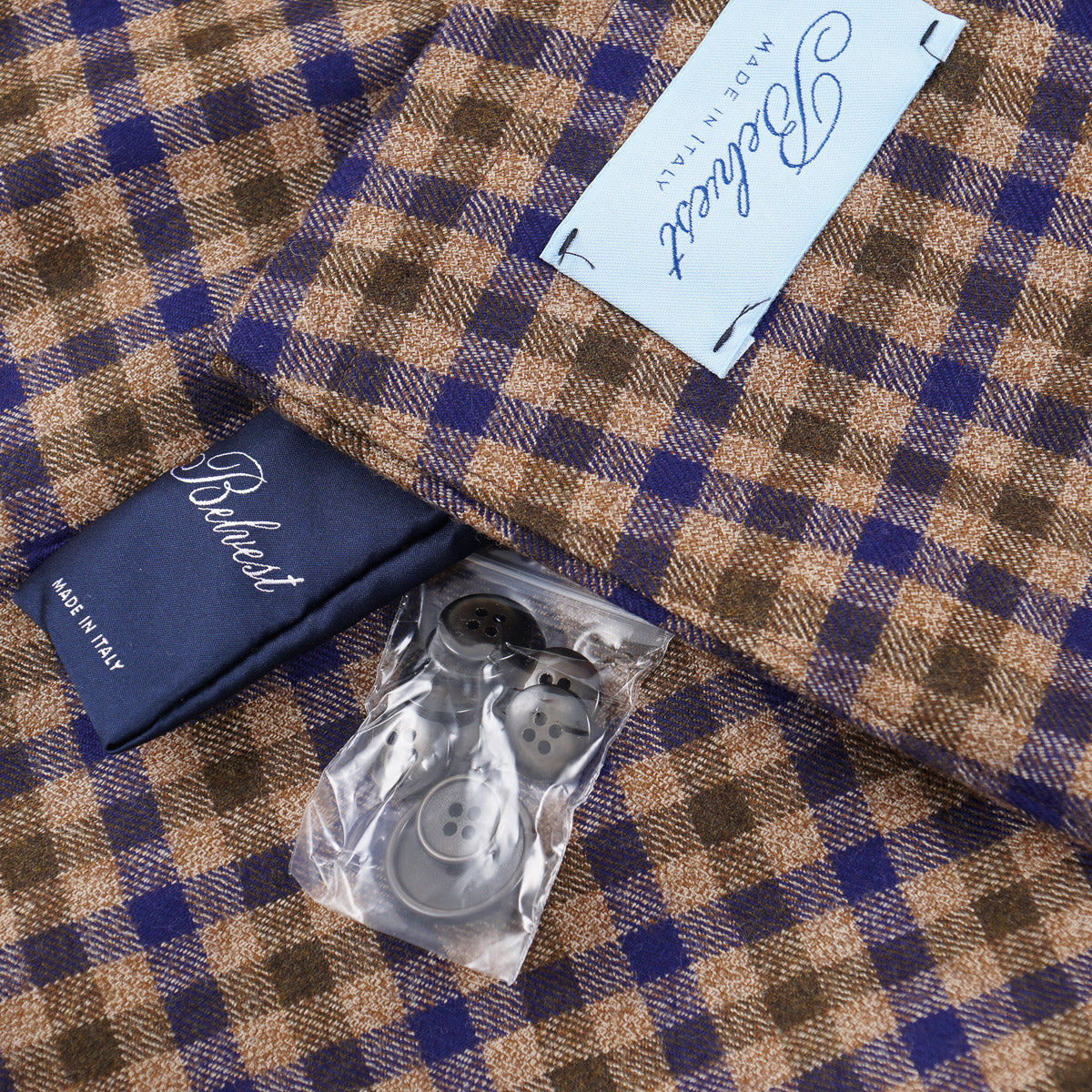 Belvest Soft-Constructed Wool Sport Coat