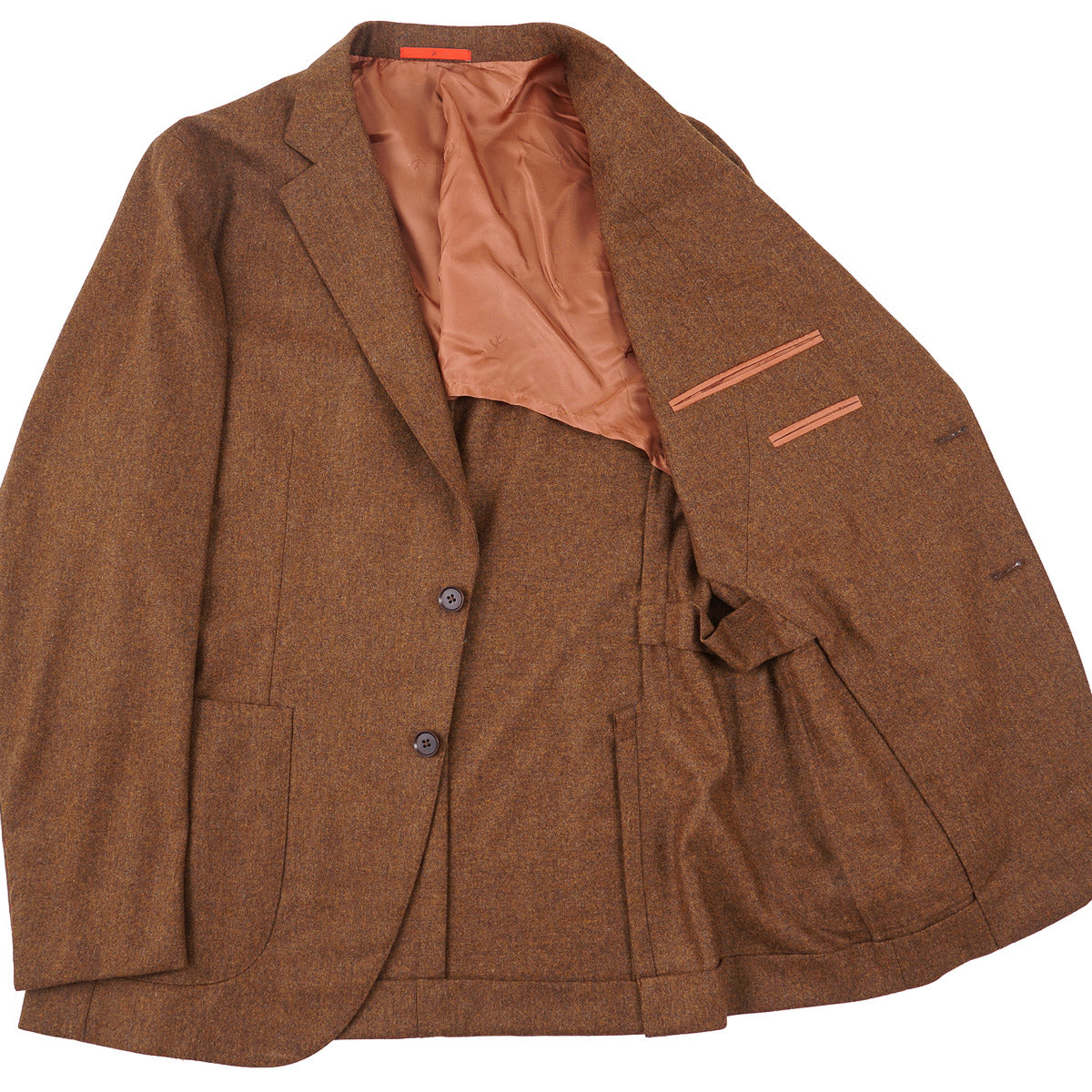 Isaia Mélange Flannel Wool Sport Coat - Top Shelf Apparel