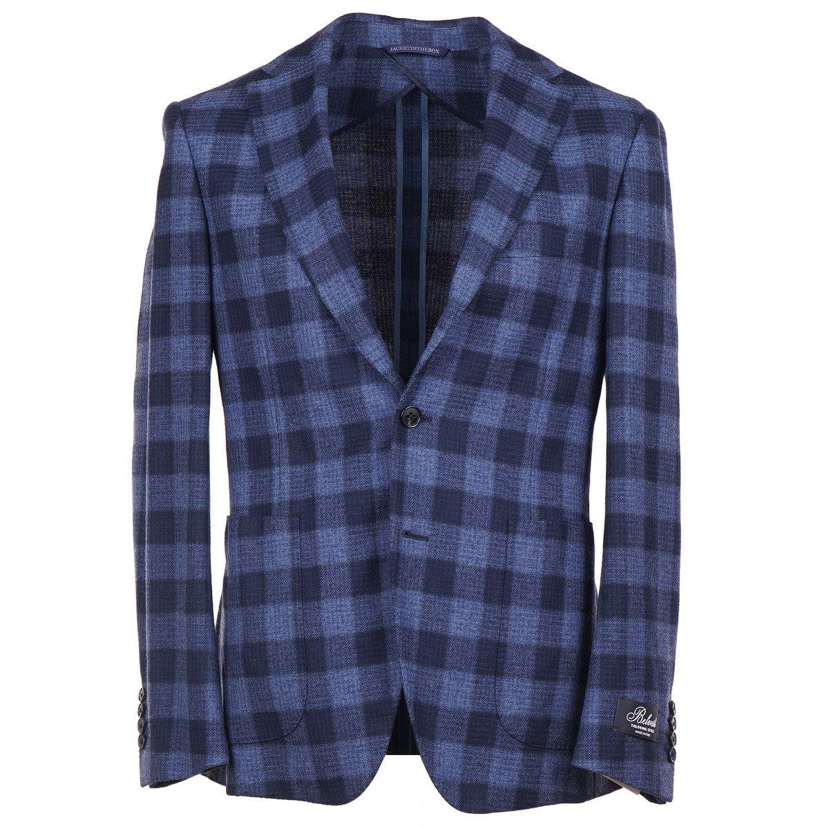 Belvest Soft-Constructed Wool Sport Coat