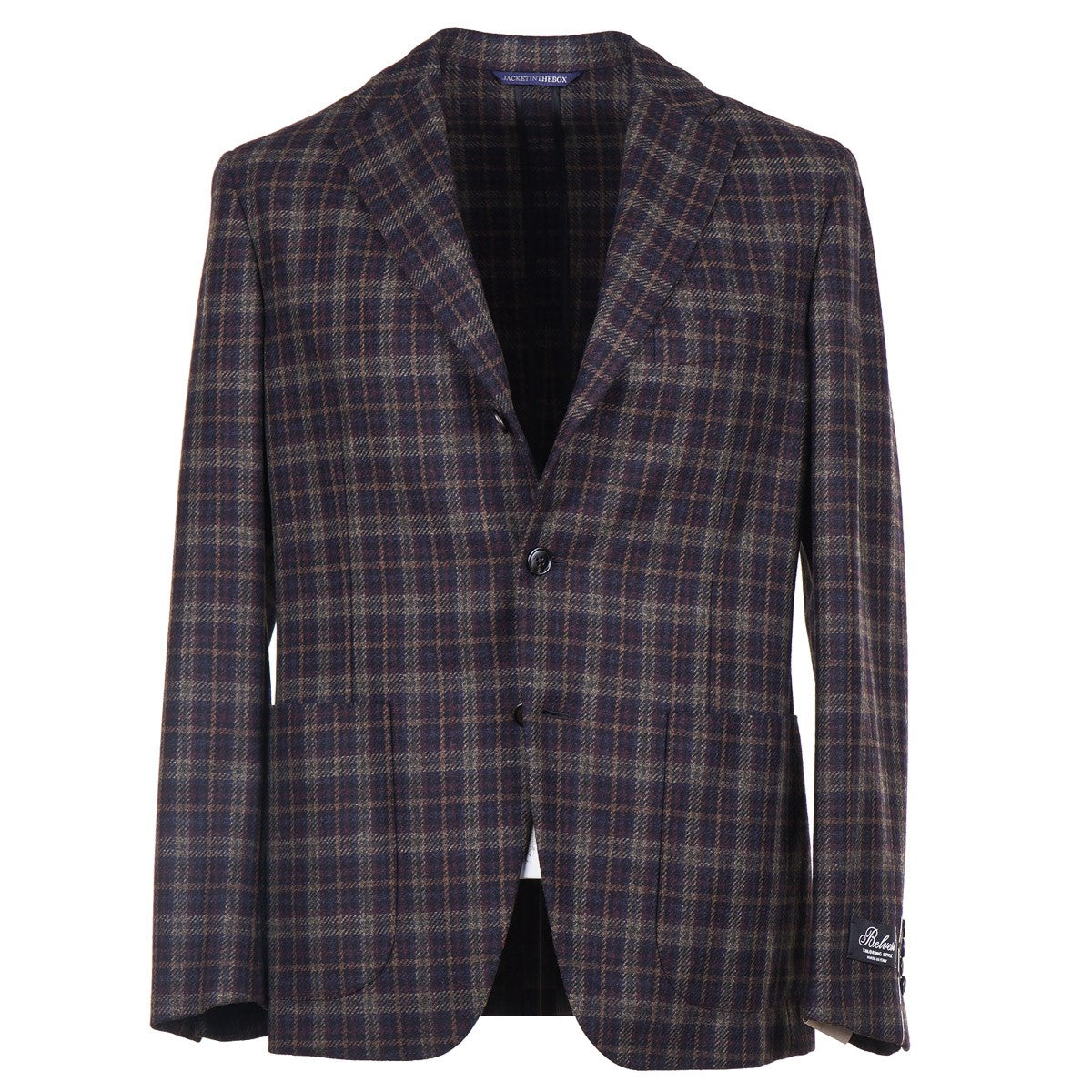 Belvest Soft-Constructed Wool Sport Coat