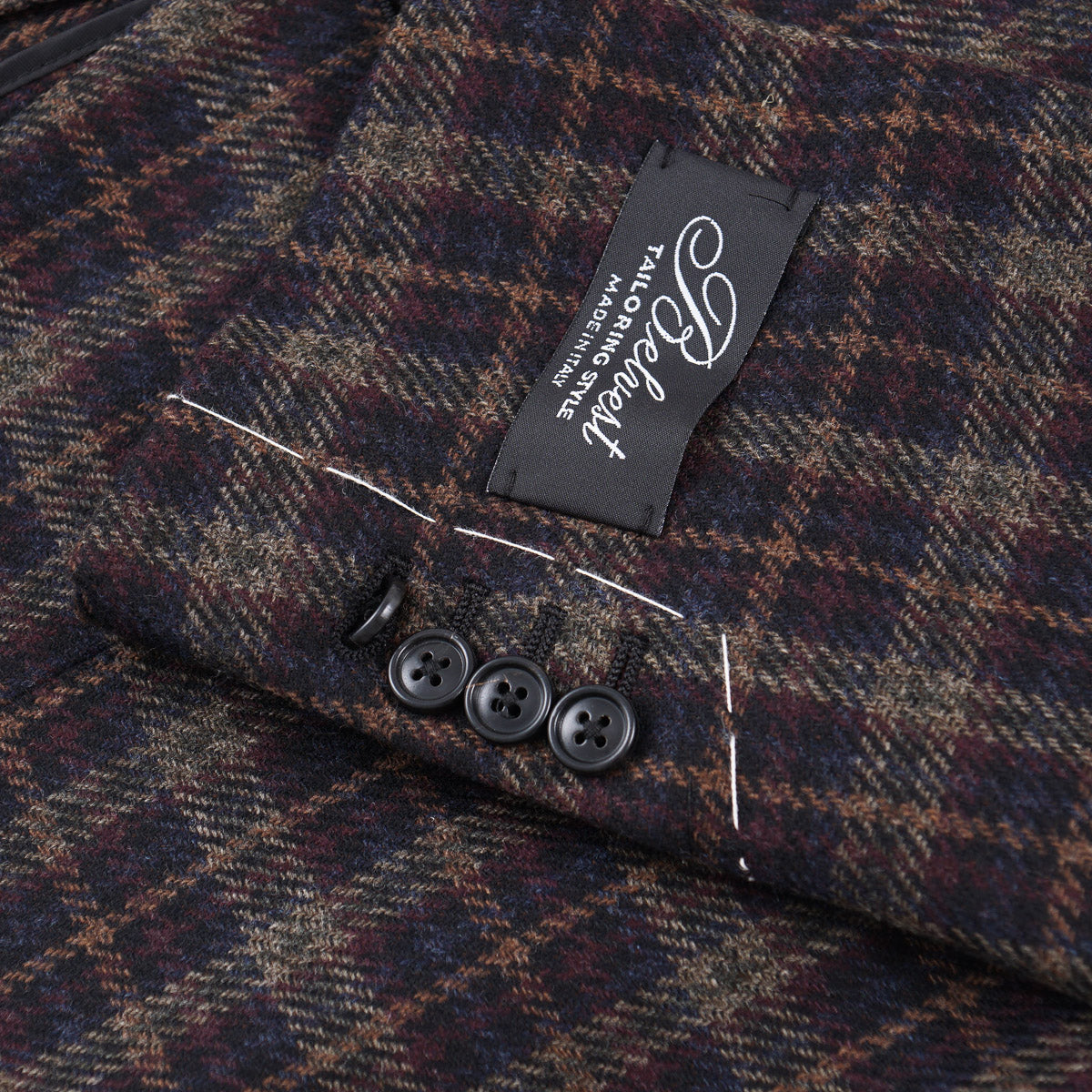 Belvest Soft-Constructed Wool Sport Coat