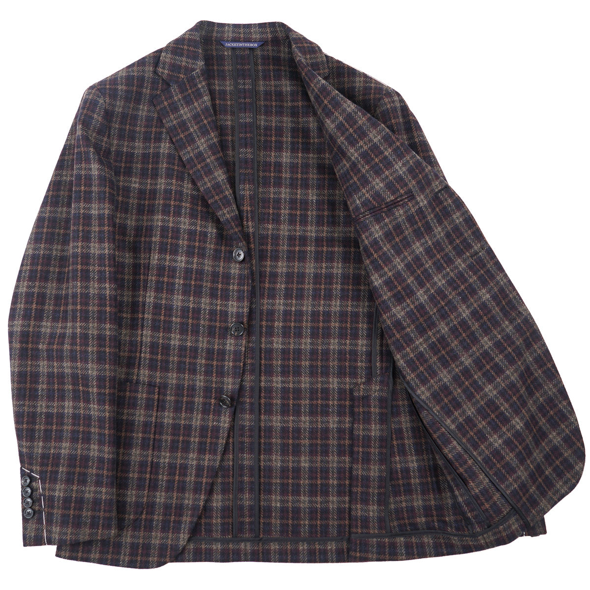 Belvest Soft-Constructed Wool Sport Coat