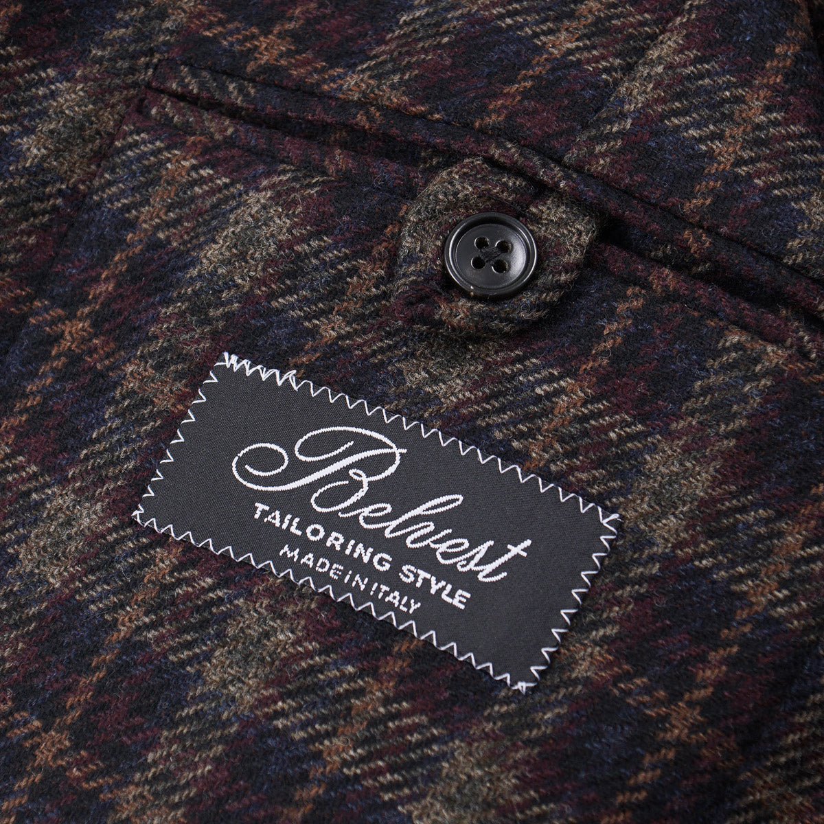 Belvest Soft-Constructed Wool Sport Coat