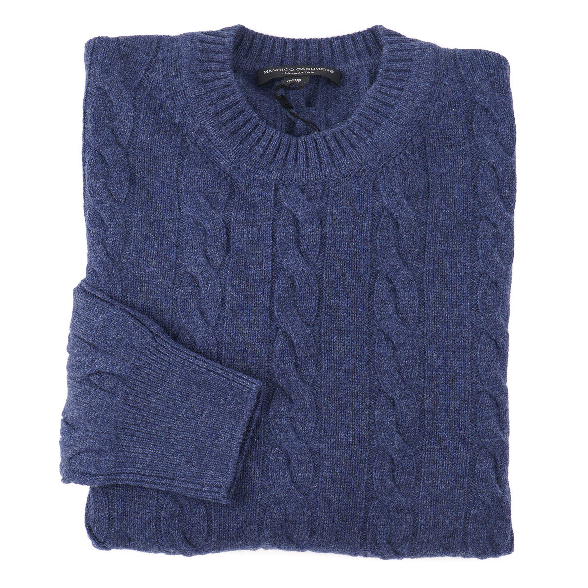 Manrico Cable Knit Cashmere Sweater - Top Shelf Apparel