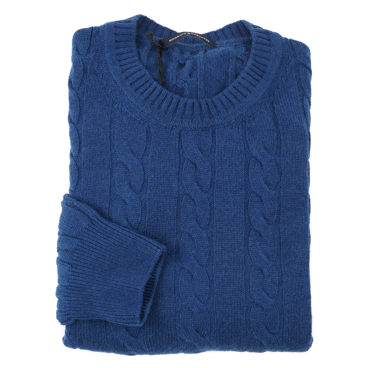 Manrico Cable Knit Cashmere Sweater - Top Shelf Apparel