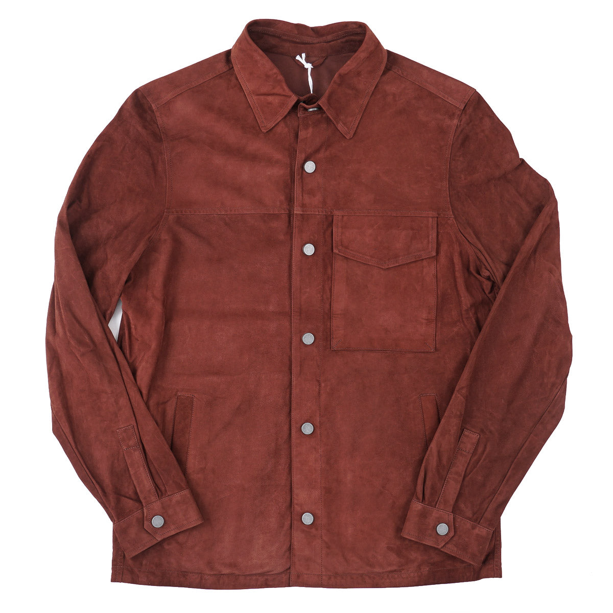 Manto Lightweight Nappa Suede Shirt-Jacket - Top Shelf Apparel