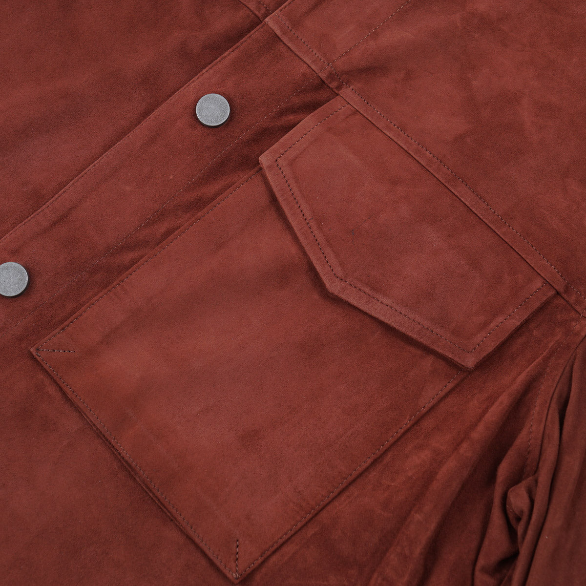 Manto Lightweight Nappa Suede Shirt-Jacket - Top Shelf Apparel