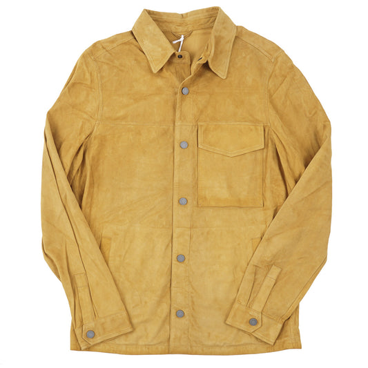 Manto Lightweight Nappa Suede Shirt-Jacket - Top Shelf Apparel