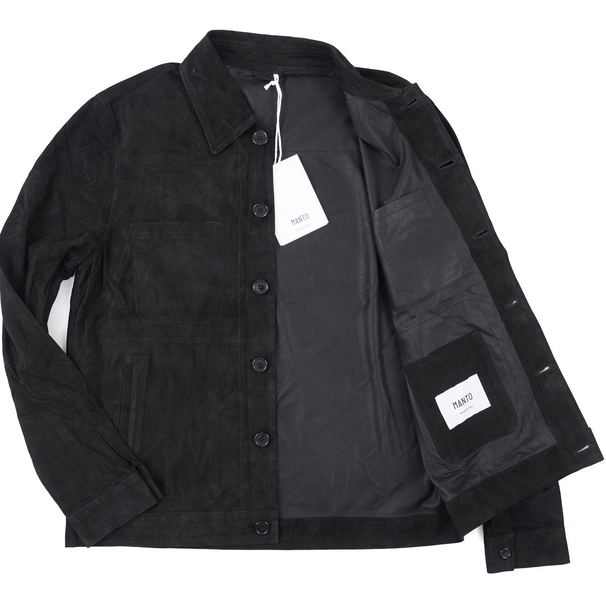 Manto Lightweight Unlined Nappa Suede Jacket - Top Shelf Apparel