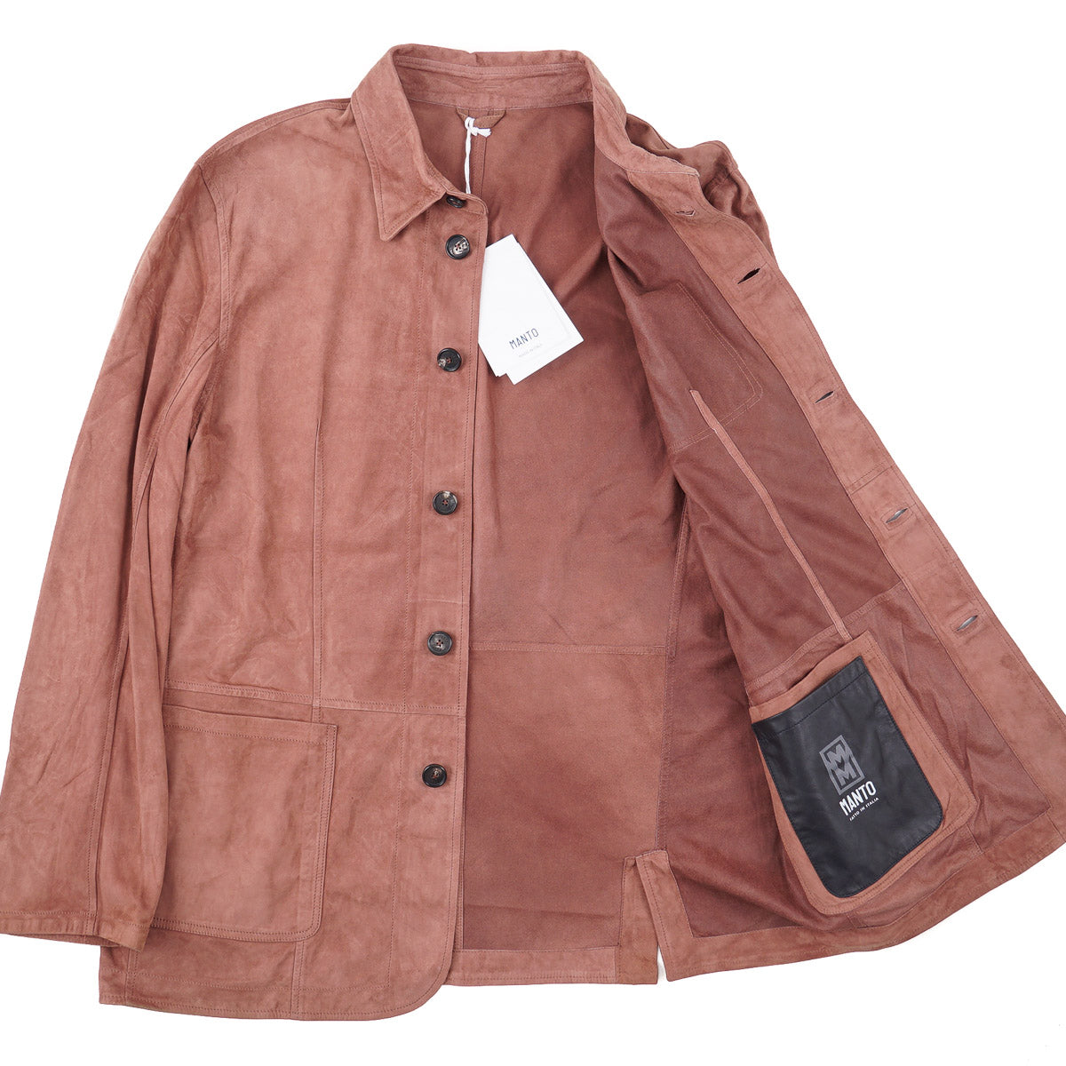 Manto Lightweight Unlined Nappa Suede Jacket - Top Shelf Apparel