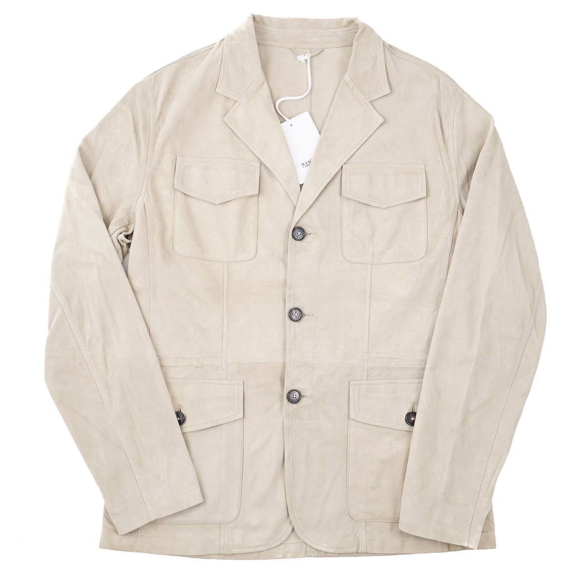 Manto Lightweight Nappa Suede Field Blazer - Top Shelf Apparel