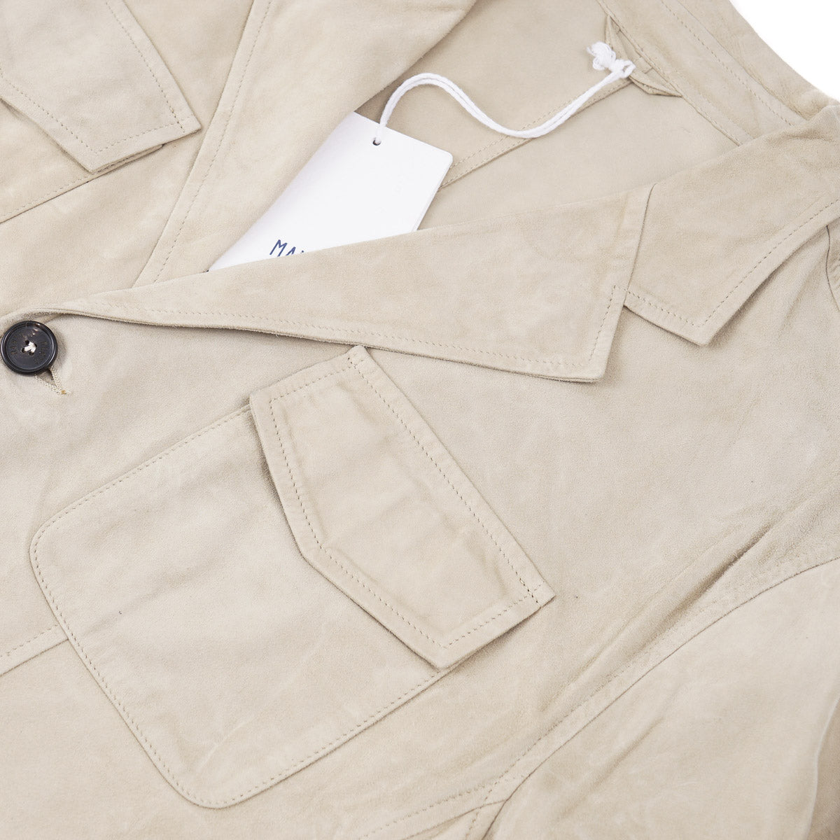 Manto Lightweight Nappa Suede Field Blazer - Top Shelf Apparel